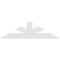 Ekena Millwork Richland Architectural Grade PVC Gable Bracket, 72"W x 21"H x 6"D x 6"F, 7/12 Pitch GBP072X21X0606RIC00 - alternate 2